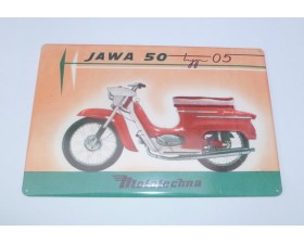 CEDULE - JAWA 50/ 05  - (30X20CM)
